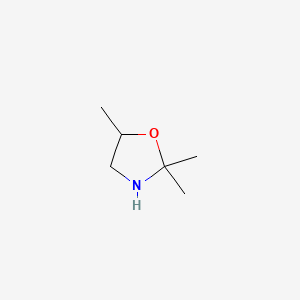 molecular formula C6H13NO B8799568 2,2,5-Trimethyloxazolidine CAS No. 52837-54-4