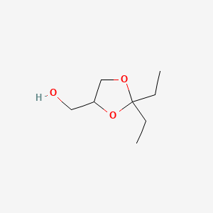 B8799579 2,2-Diethyl-1,3-dioxolane-4-methanol CAS No. 5694-80-4