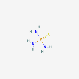 molecular formula H6N3PS B087996 Phosphorothioic triamide CAS No. 13455-05-5