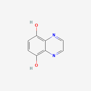 molecular formula C8H6N2O2 B8799631 Quinoxaline-5,8-diol CAS No. 19506-18-4