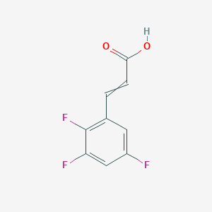 molecular formula C9H5F3O2 B8799691 2,3,5-Trifluorocinnamic acid 