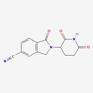 2-(2,6-Dioxopiperidin-3-yl)-1-oxoisoindoline-5-carbonitrile