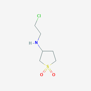 3-((2-Chloroethyl)amino)tetrahydrothiophene 1,1-dioxide