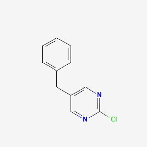 molecular formula C11H9ClN2 B8799765 5-Benzyl-2-chloropyrimidine 