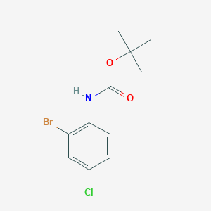 Tert-butyl 2-bromo-4-chlorophenylcarbamate