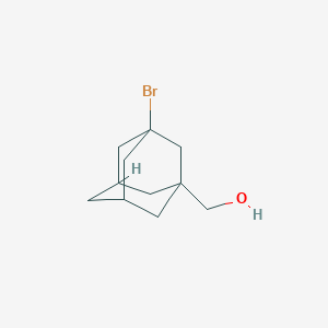molecular formula C11H17BrO B8799828 (3-Bromo-1-adamantyl)methanol CAS No. 36964-33-7