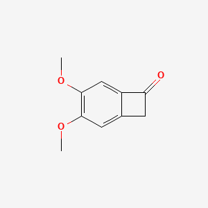 molecular formula C10H10O3 B8799829 3,4-Dimethoxybicyclo[4.2.0]octa-1,3,5-trien-7-one 
