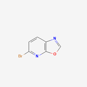 molecular formula C6H3BrN2O B8799837 5-Bromooxazolo[5,4-b]pyridine 