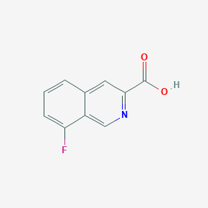 molecular formula C10H6FNO2 B8799866 8-Fluoroisoquinoline-3-carboxylic acid 