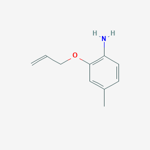 molecular formula C10H13NO B8799876 4-Methyl-2-[(prop-2-en-1-yl)oxy]aniline CAS No. 640767-79-9