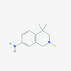 2,4,4-Trimethyl-1,2,3,4-tetrahydroisoquinolin-7-amine