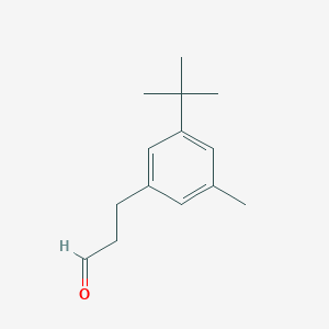 Benzenepropanal, 3-(1,1-dimethylethyl)-5-methyl-