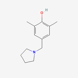 2,6-Dimethyl-4-(pyrrolidin-1-ylmethyl)phenol