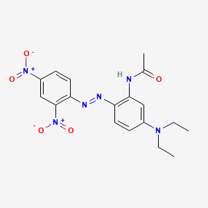 molecular formula C18H20N6O5 B8799998 N-[5-2-[Azo]phenyl]acetamide CAS No. 24112-48-9