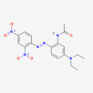 N-[5-(Diethylamino)-2-[(2,4-dinitrophenyl)azo]phenyl]acetamide