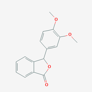 molecular formula C16H14O4 B088000 3-(3,4-dimethoxyphenyl)-3H-2-benzofuran-1-one CAS No. 37618-00-1