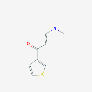 molecular formula C9H11NOS B8800007 3-Dimethylamino-1-thien-3-ylpropen-1-one 