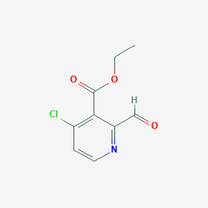Ethyl 4-chloro-2-formylnicotinate