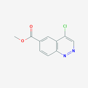 molecular formula C10H7ClN2O2 B8800051 Methyl 4-chlorocinnoline-6-carboxylate 