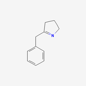 molecular formula C11H13N B8800059 5-benzyl-3,4-dihydro-2H-pyrrole CAS No. 69311-30-4