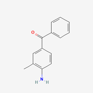 molecular formula C14H13NO B8800085 4-Amino-3-methylbenzophenone CAS No. 4934-55-8