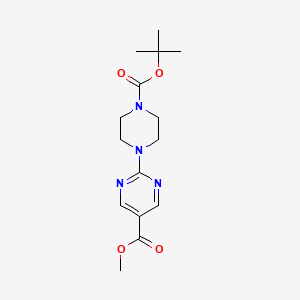 Methyl 2-(4-(tert-butoxycarbonyl)piperazin-1-yl)pyrimidine-5-carboxylate