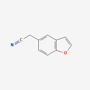 2-(Benzofuran-5-yl)acetonitrile
