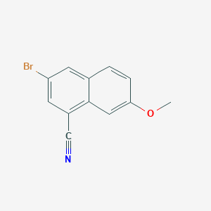 3-Bromo-7-methoxy-1-naphthonitrile