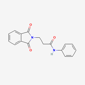 3-(1,3-dioxo-2,3-dihydro-1H-isoindol-2-yl)-N-phenylpropanamide