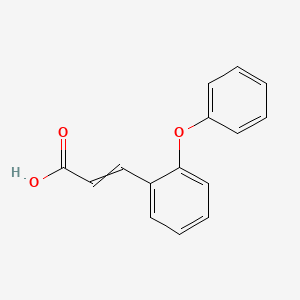 molecular formula C15H12O3 B8800236 2-Phenoxycinnamic acid 