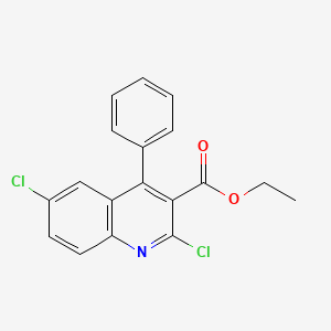 Ethyl 2,6-dichloro-4-phenylquinoline-3-carboxylate