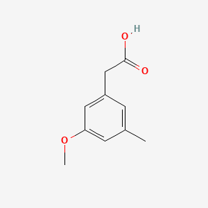 molecular formula C10H12O3 B8800275 2-(3-methoxy-5-methylphenyl)acetic acid CAS No. 51028-96-7