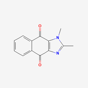 1h-Naphth[2,3-d]imidazole-4,9-dione, 1,2-dimethyl-