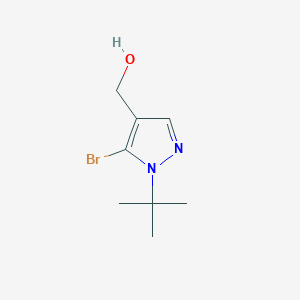 (5-Bromo-1-(tert-butyl)-1H-pyrazol-4-YL)methanol