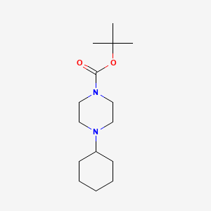 molecular formula C15H28N2O2 B8800332 Tert-butyl 4-cyclohexylpiperazine-1-carboxylate 
