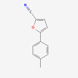 molecular formula C12H9NO B8800369 5-p-Tolylfuran-2-carbonitrile 
