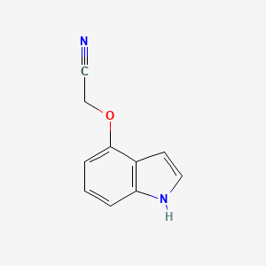 2-((1H-Indol-4-yl)oxy)acetonitrile