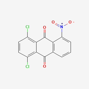 molecular formula C14H5Cl2NO4 B8800473 1,4-Dichloro-5-nitroanthraquinone CAS No. 3223-90-3