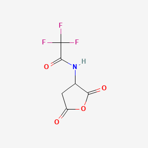 molecular formula C6H4F3NO4 B8800585 3-[(Trifluoroacetyl)amino]succinic anhydride CAS No. 79686-91-2