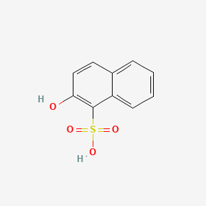 molecular formula C10H8O4S B8800596 1-Naphthalenesulfonic acid, 2-hydroxy- CAS No. 567-47-5