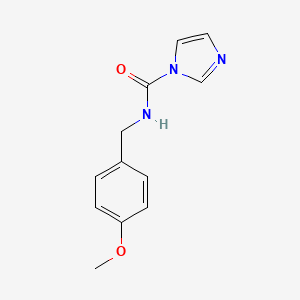 molecular formula C12H13N3O2 B8800646 N-(4-methoxybenzyl)-1H-imidazole-1-carboxamide CAS No. 149047-29-0