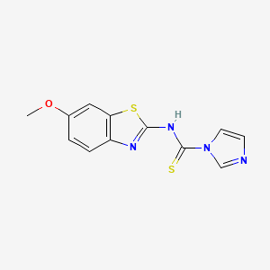 N-(6-Methoxybenzo[d]thiazol-2-yl)-1H-imidazole-1-carbothioamide