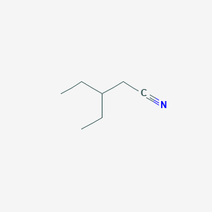 molecular formula C7H13N B8800664 3-Ethylpentanenitrile CAS No. 5631-83-4