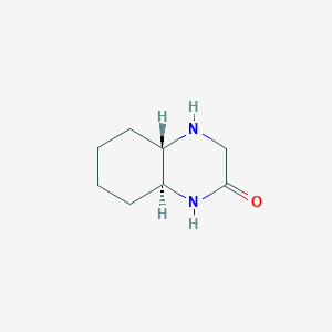 molecular formula C8H14N2O B8800746 (4aS,8aS)-octahydroquinoxalin-2(1H)-one 
