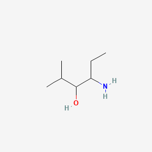molecular formula C7H17NO B8800753 4-amino-2-methylhexan-3-ol CAS No. 63765-80-0