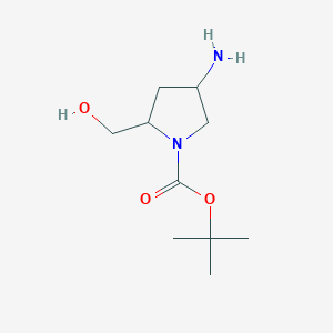 Tert-butyl 4-amino-2-(hydroxymethyl)pyrrolidine-1-carboxylate