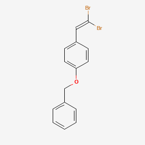 Benzene, 1-(2,2-dibromoethenyl)-4-(phenylmethoxy)-