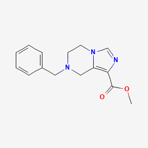 Methyl 7-benzyl-5,6,7,8-tetrahydroimidazo[1,5-a]pyrazine-1-carboxylate