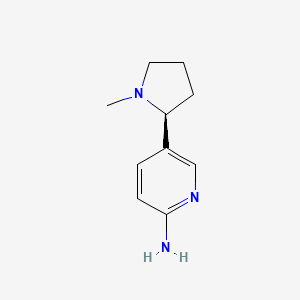 5-[(2S)-1-methylpyrrolidin-2-yl]pyridin-2-amine