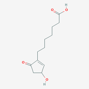 2-(6-Carboxyhexyl)-4-hydroxycyclopent-2-en-1-one